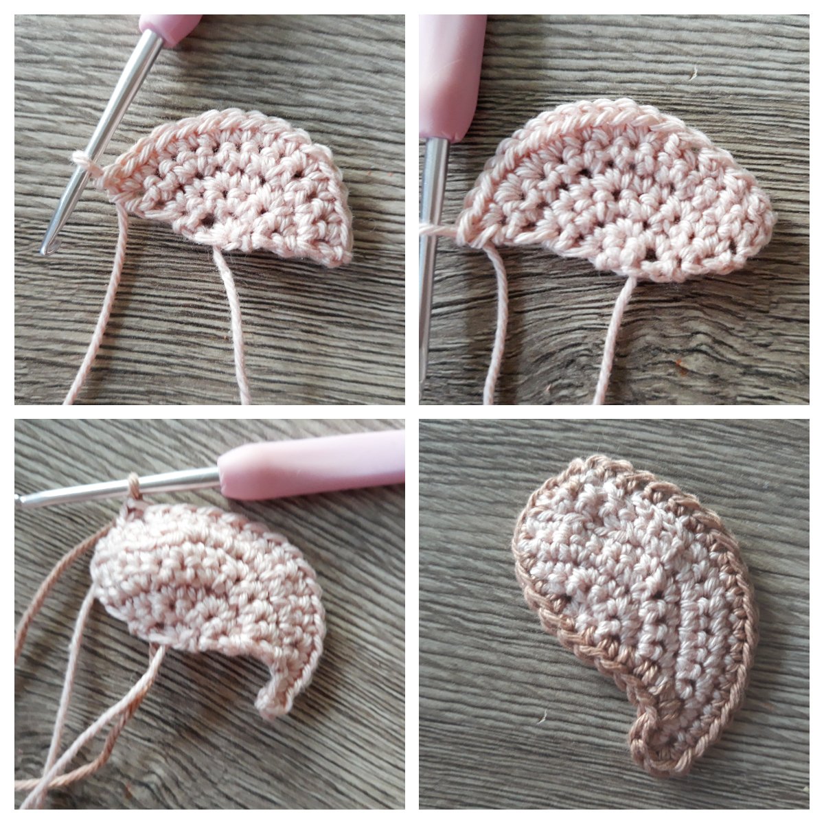 Blog-Inhaltsbild für 'Weihnachtsapplikation, Kerze und Engelsflügel, kostenlose Häkelanleitung'